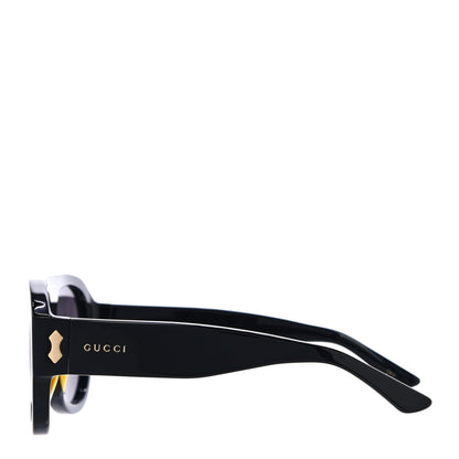 Gucci Acetate Aviator Sunglasses GG0668S Black 2 of 7