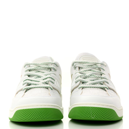 Gucci Demetra GG Supreme Monogram Womens Basket Low Top Sneakers 36.5 Great White Green 2 of 8