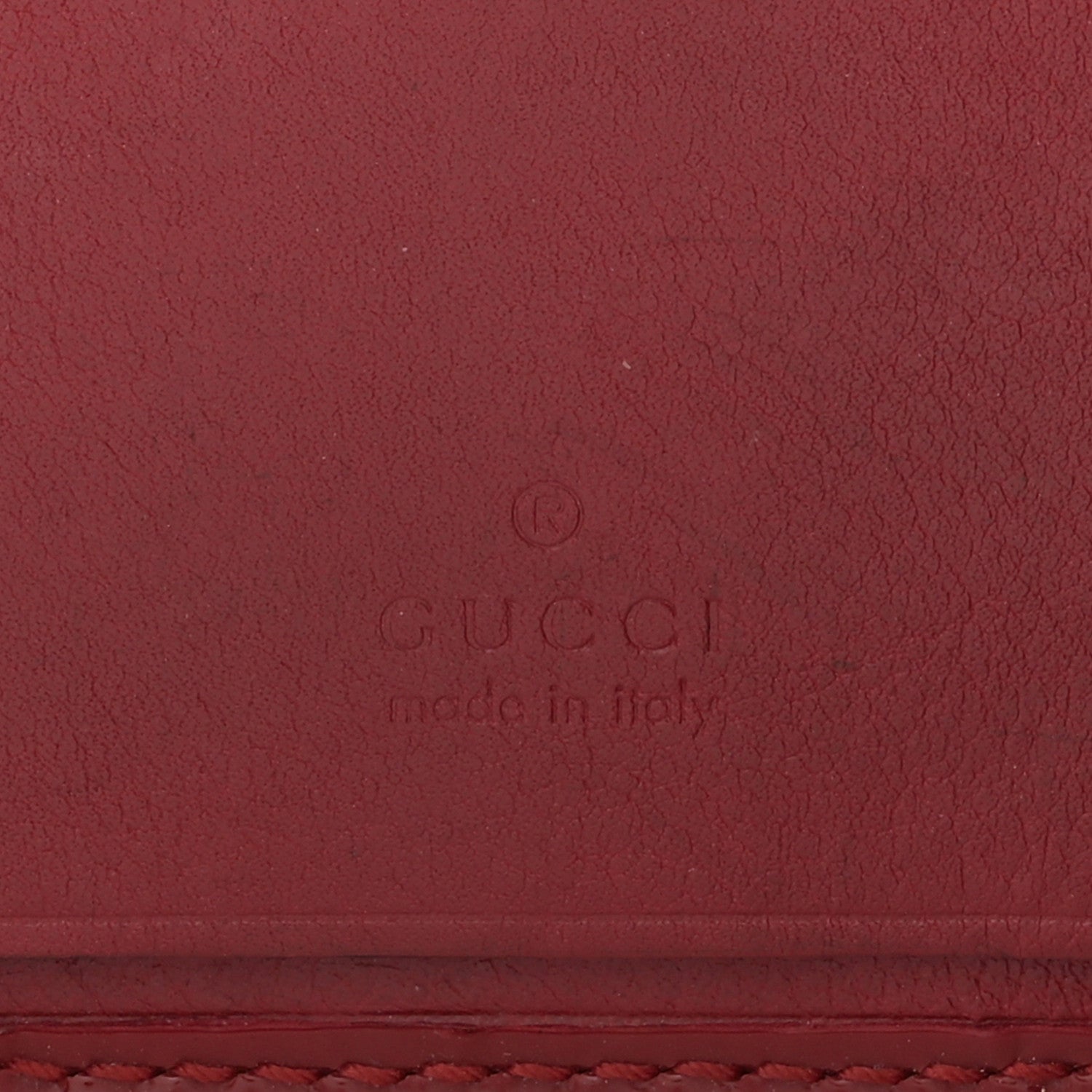 Gucci Patent Microguccissima Heart 6 Key Holder Case Red 6 of 9