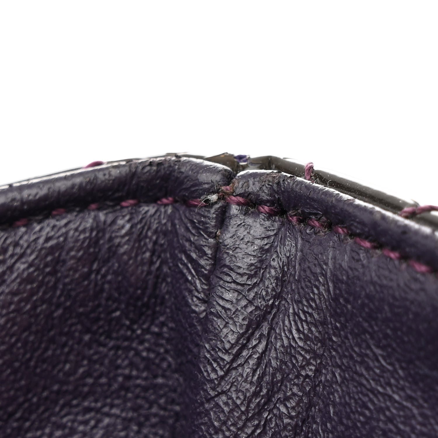 Chanel Patent Quilted Jumbo Single Flap Plum 12 of 15