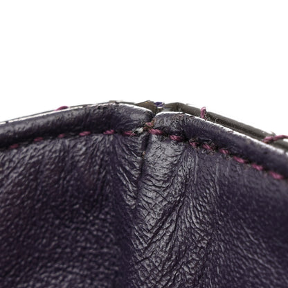 Chanel Patent Quilted Jumbo Single Flap Plum 12 of 15