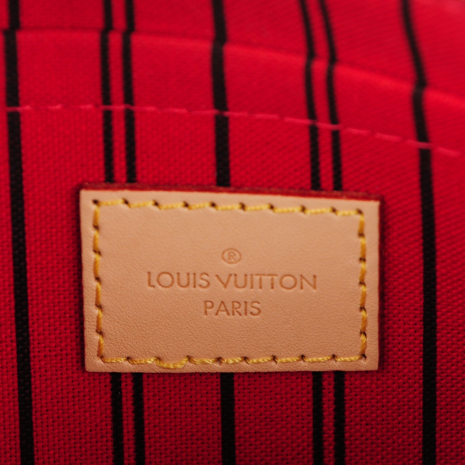 Louis Vuitton Monogram Neverfull MM GM Pochette Cherry 6 of 8