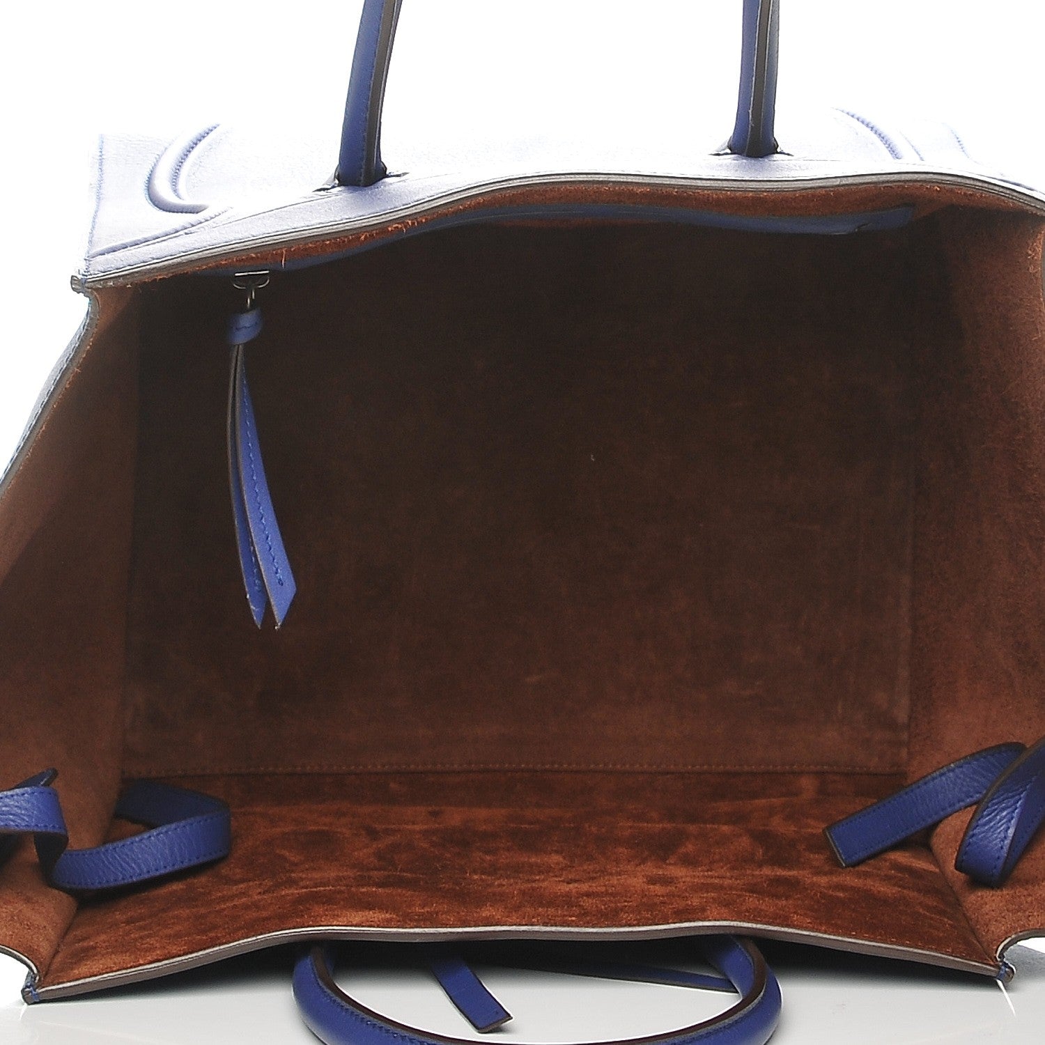 Celine Supple Calfskin Medium Phantom Luggage Indigo 5 of 8