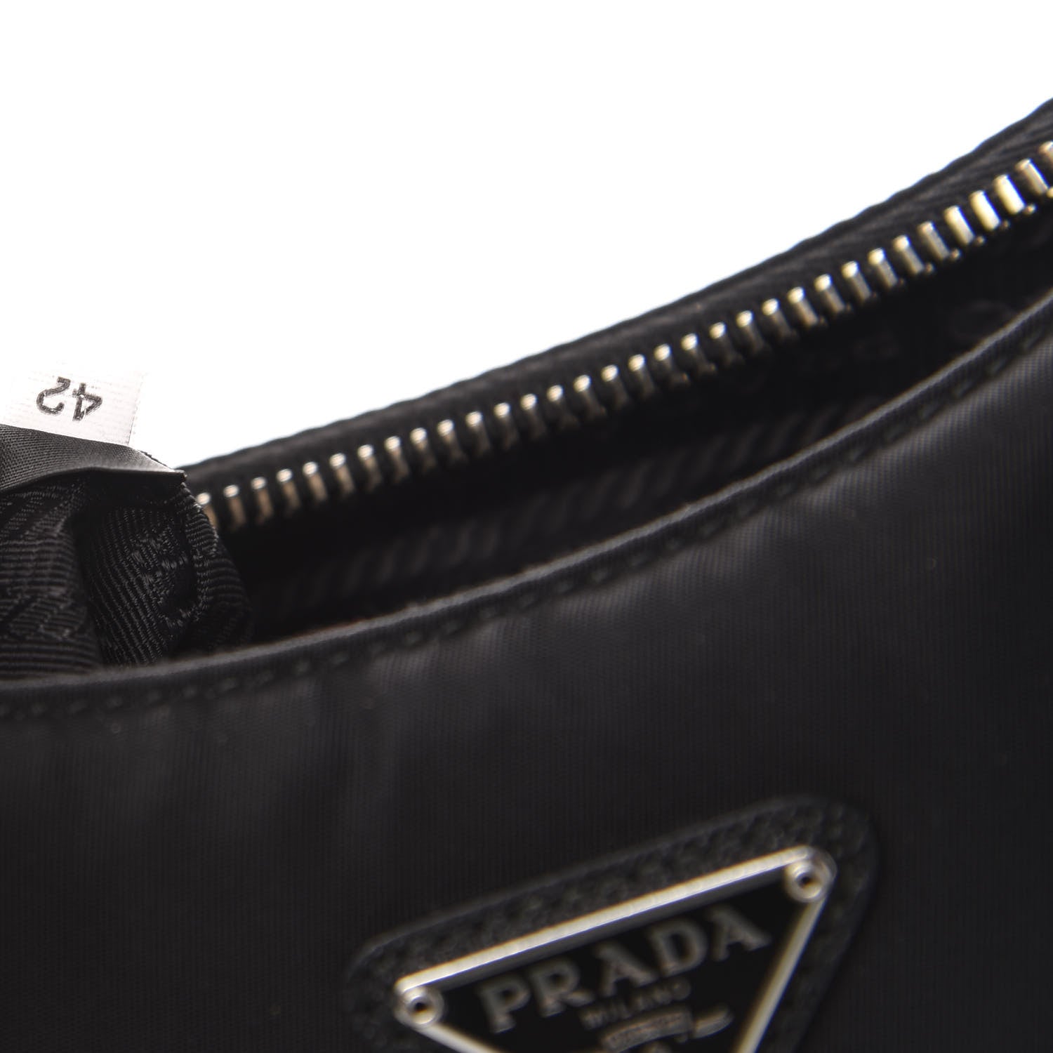 Prada Nylon Re-Edition 2005 Shoulder Bag Black 10 of 11