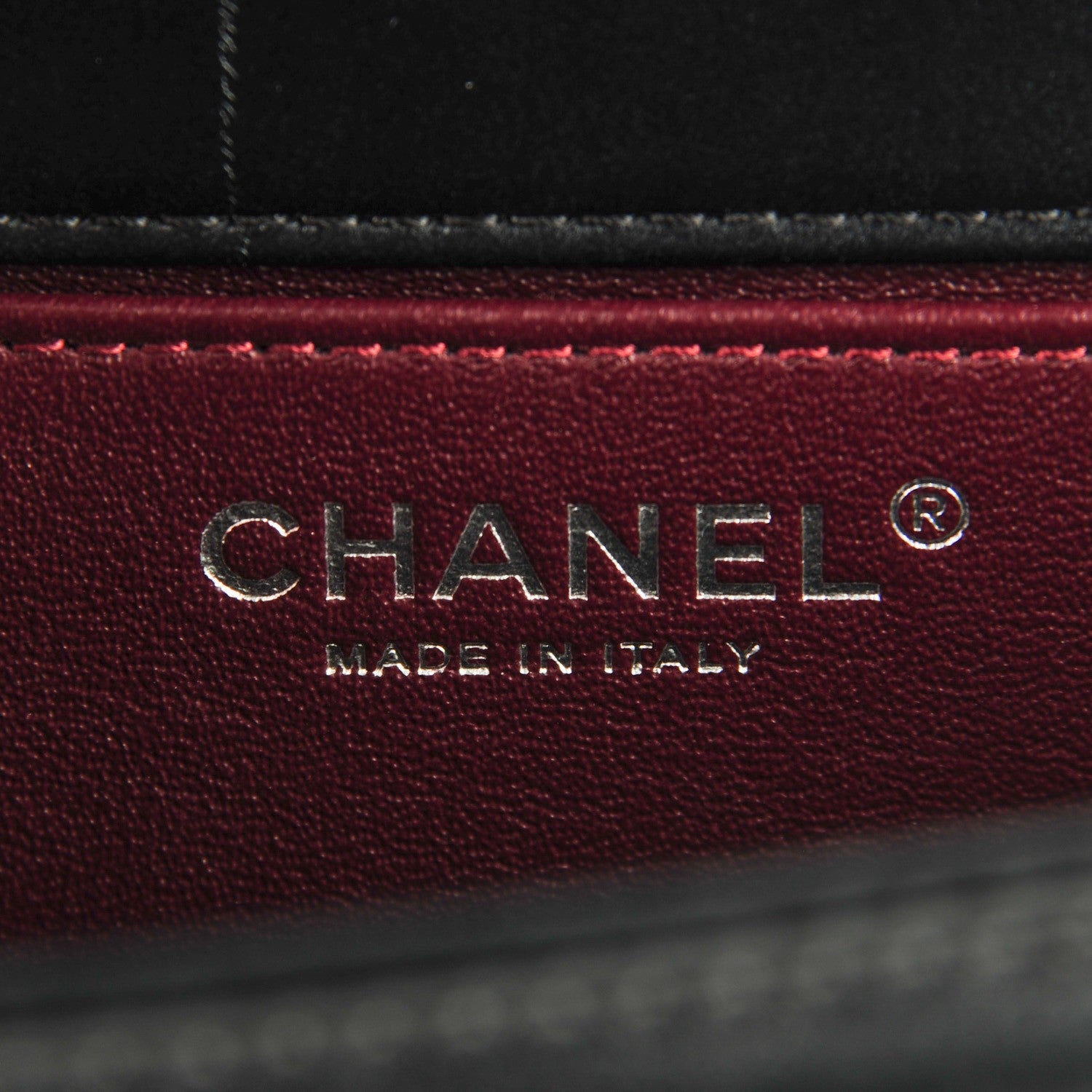 Chanel Calfskin Embossed Medium Paris Salzburg Boy Flap Black 8 of 9