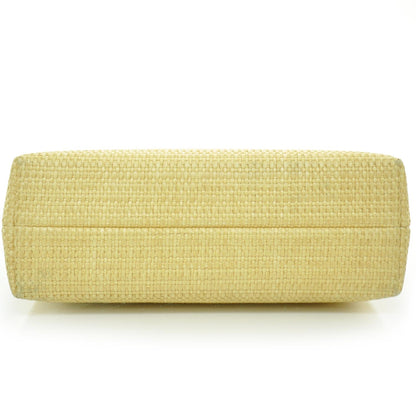 Chanel Woven Straw Raffia Framed Bag 4 of 10