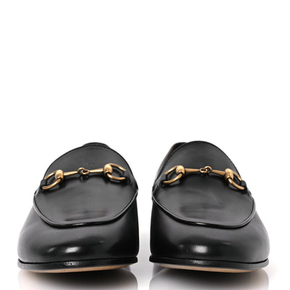 Gucci Calfskin Womens Jordaan Loafers 37.5 Black 3 of 12