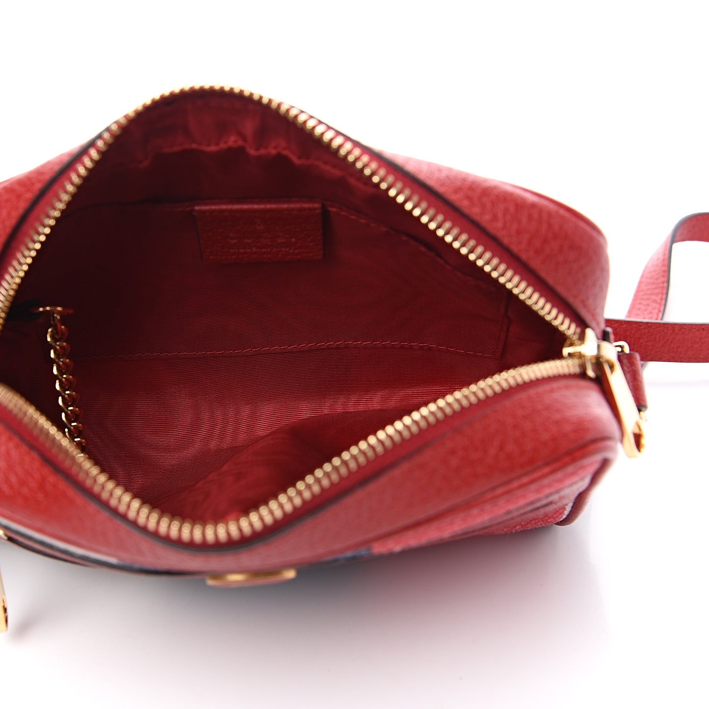 Canvas Sylvie Stripe Mini Ophidia Camera Bag Mystic White Hibiscus Red Maritime