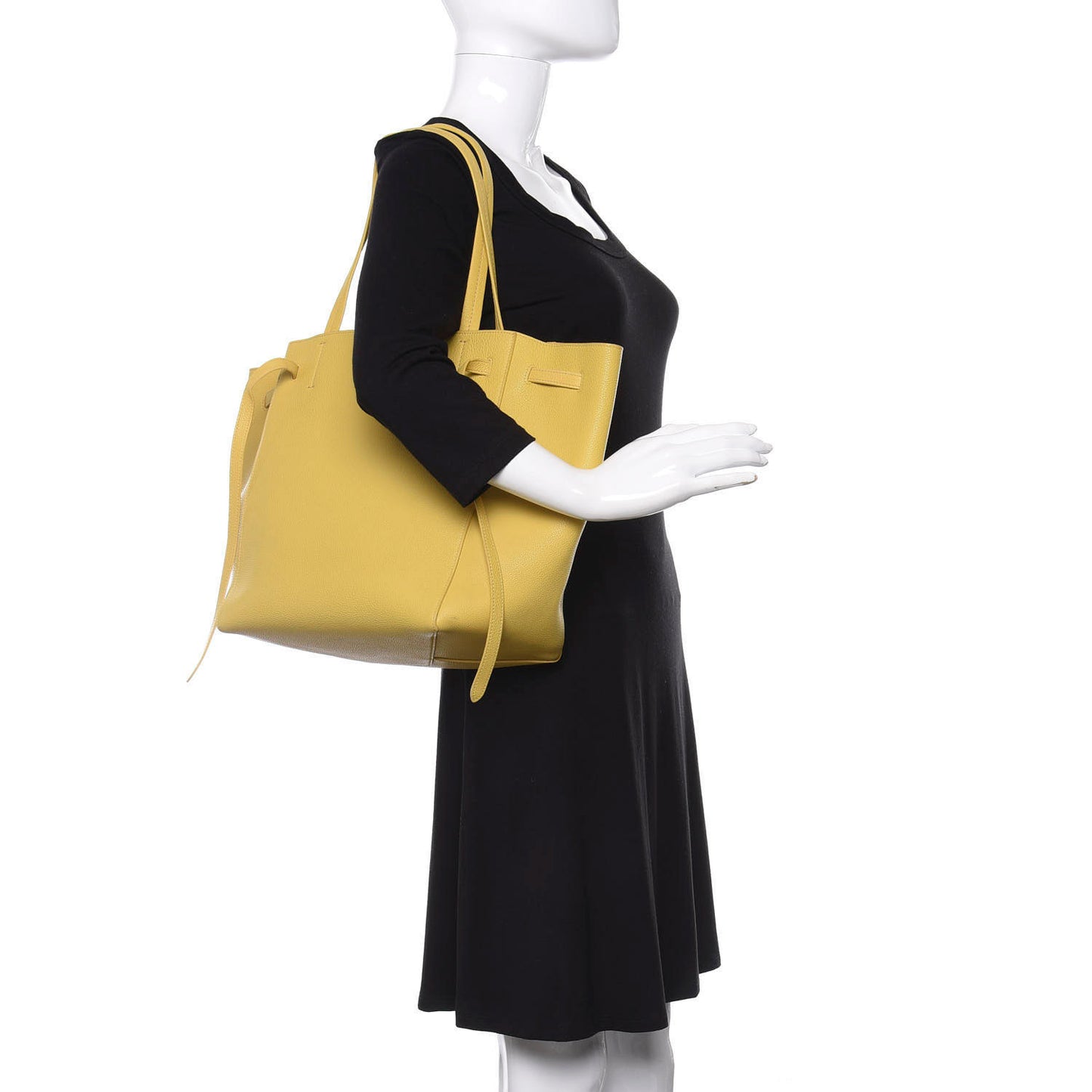 Soft Grained Calfskin Small Belt Cabas Sunflower