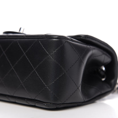 Chanel Lambskin Quilted Mini Rectangular Flap Black 9 of 10