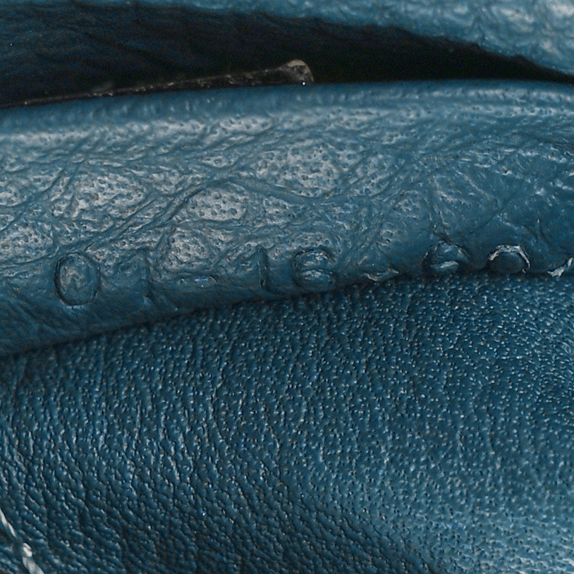 Calfskin Mini Marcie Round Crossbody Bag Teal