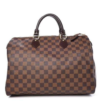 Louis Vuitton Damier Ebene Speedy 35 1 of 11