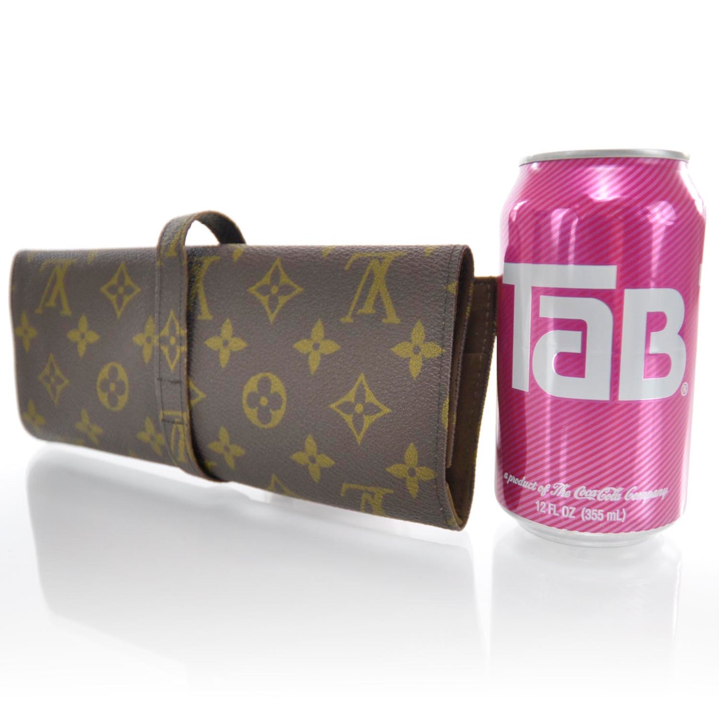 Monogram Saks Jewelry Roll Pouch