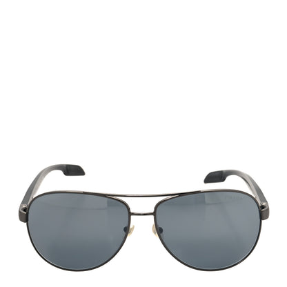 Prada Aviator Sunglasses SPS 53P Black 2 of 7