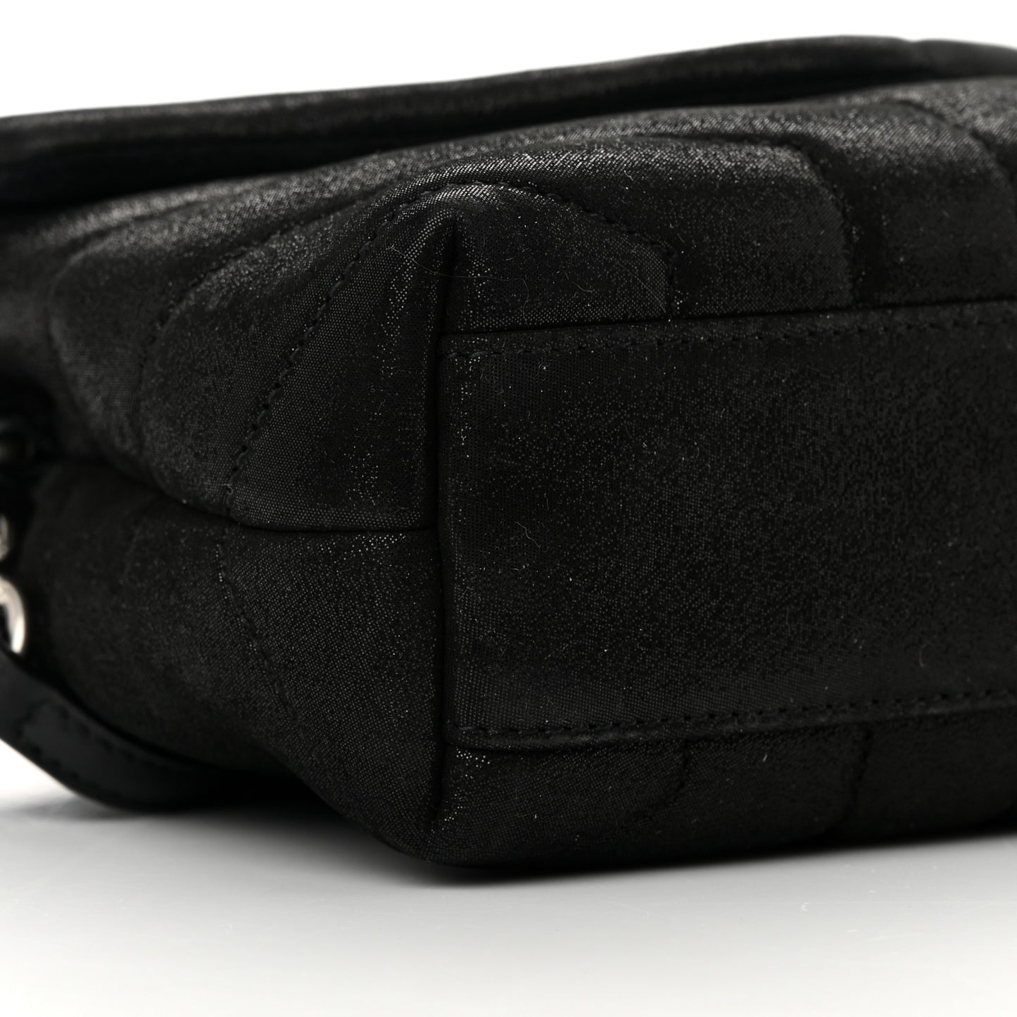 Y Quilted Monogram Toy Loulou Chain Satchel Black