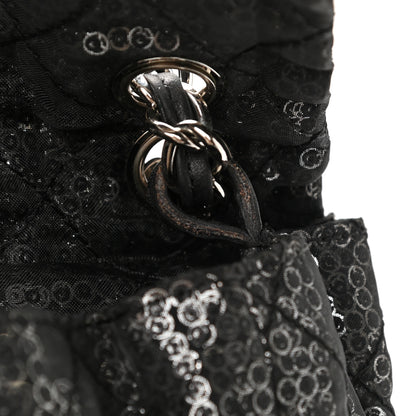 Chanel Hidden Sequin Maxi Flap Black 11 of 11