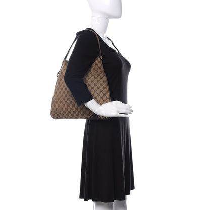 Gucci Monogram Medium New Britt Hobo Dark Brown 2 of 12