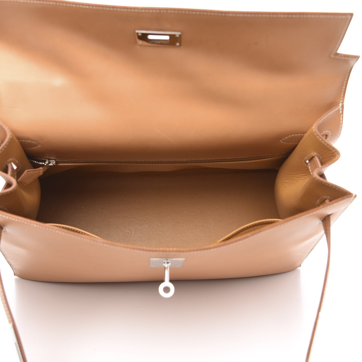 Hermes Vache Natural Kelly Sellier 35 5 of 17