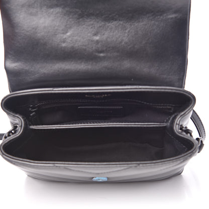 Saint Laurent Calfskin Y Quilted Monogram Toy Loulou Crossbody Bag Black 4 of 11