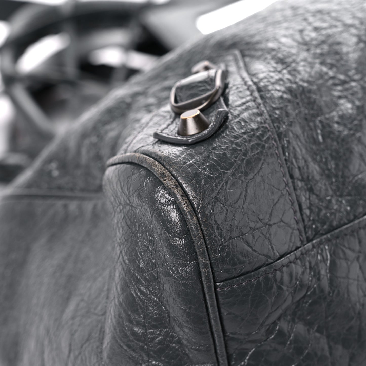 Agneau Classic Hardware Velo Gris Fossile