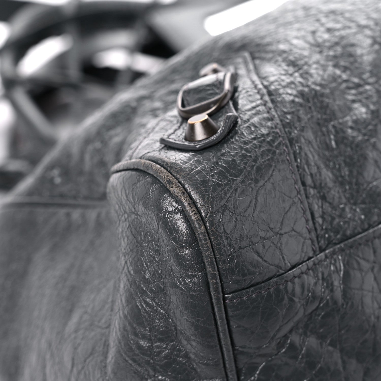 Balenciaga Agneau Classic Hardware Velo Gris Fossile 8 of 19