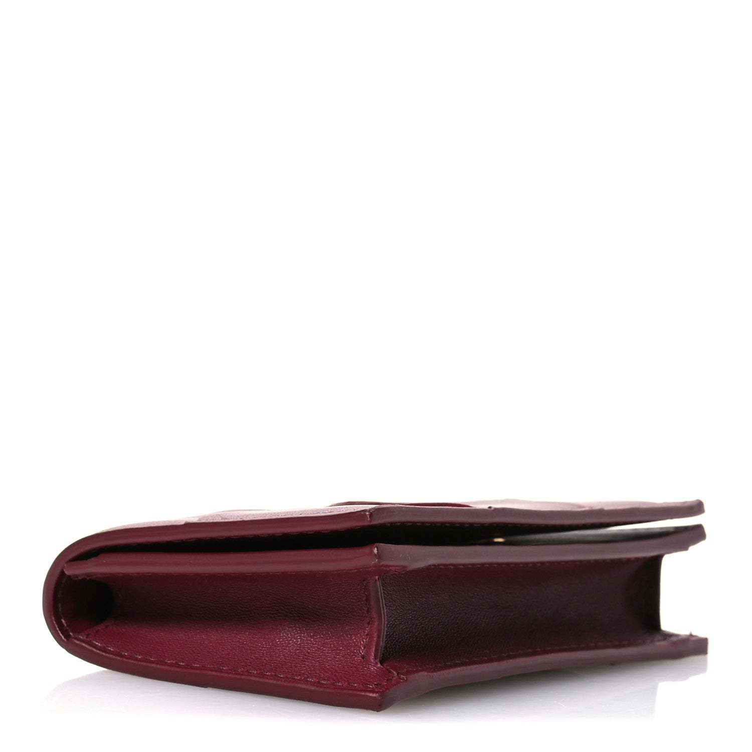 Bottega Veneta Nappa Maxi Intrecciato Card Holder Wallet Barolo 4 of 7