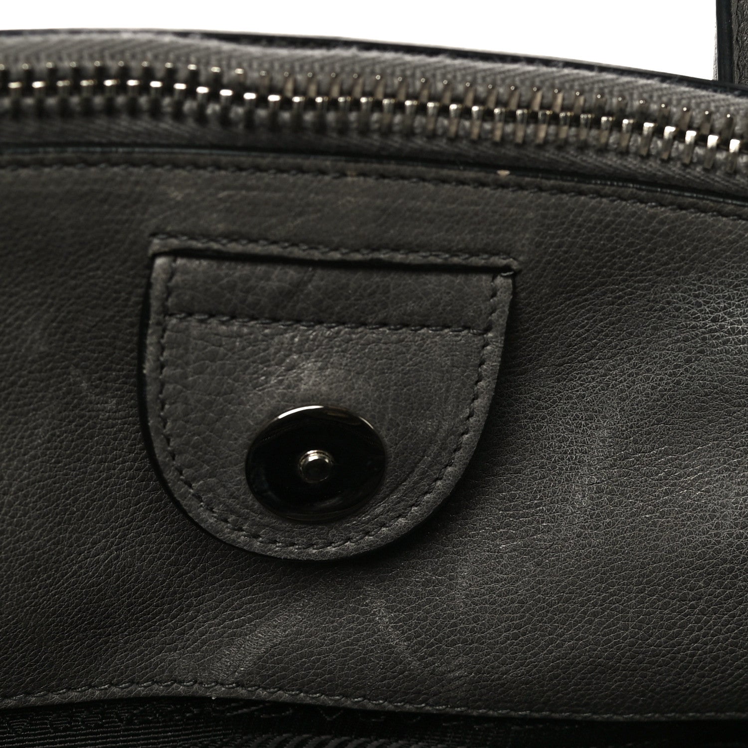 Prada Glace Calf Twin Pocket Tote Marmo 16 of 21