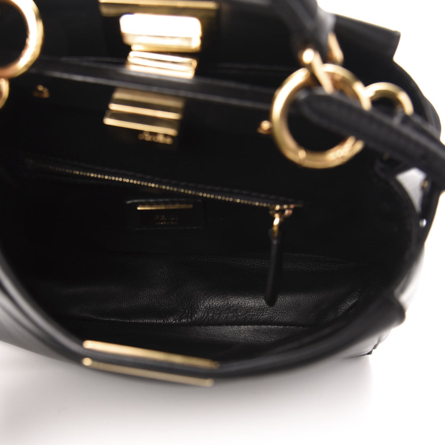 Nappa Mini Peekaboo Iconic Satchel Black