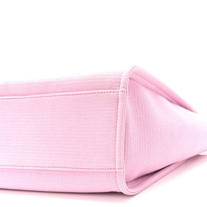 Chanel Mixed Fibers Small Deauville Tote Pink 11 of 11