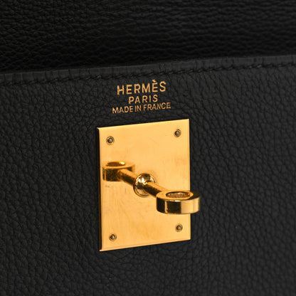 Hermes Togo Kelly Retourne 32 Black 6 of 13