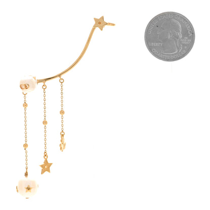 Christian Dior Pearl Perles De Desir Ear Cuff Gold White 2 of 4