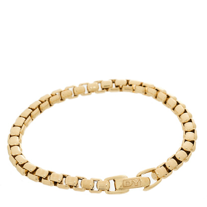 David Yurman 18K Yellow Gold 5mm Box Chain Bracelet 2 of 4