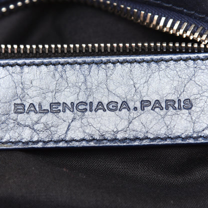 Balenciaga Agneau Giant 21 Silver Hardware Brief Marine 6 of 9