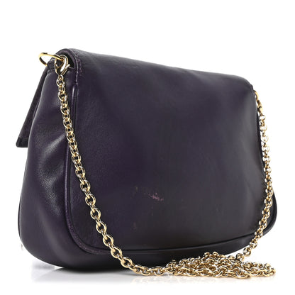 Fendi Nappa Fendista Pouchette Crossbody Ametista 3 of 10