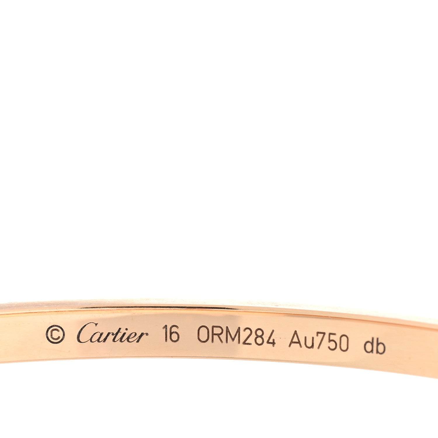 Cartier 18K Pink Gold Small LOVE Bracelet 16 4 of 6