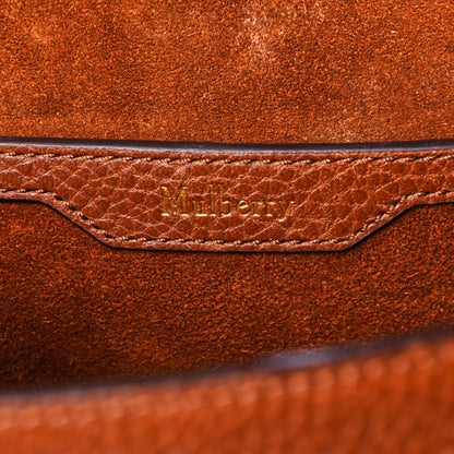 Mulberry Small Classic Grain Calfskin Amberley Satchel Oak 6 of 11
