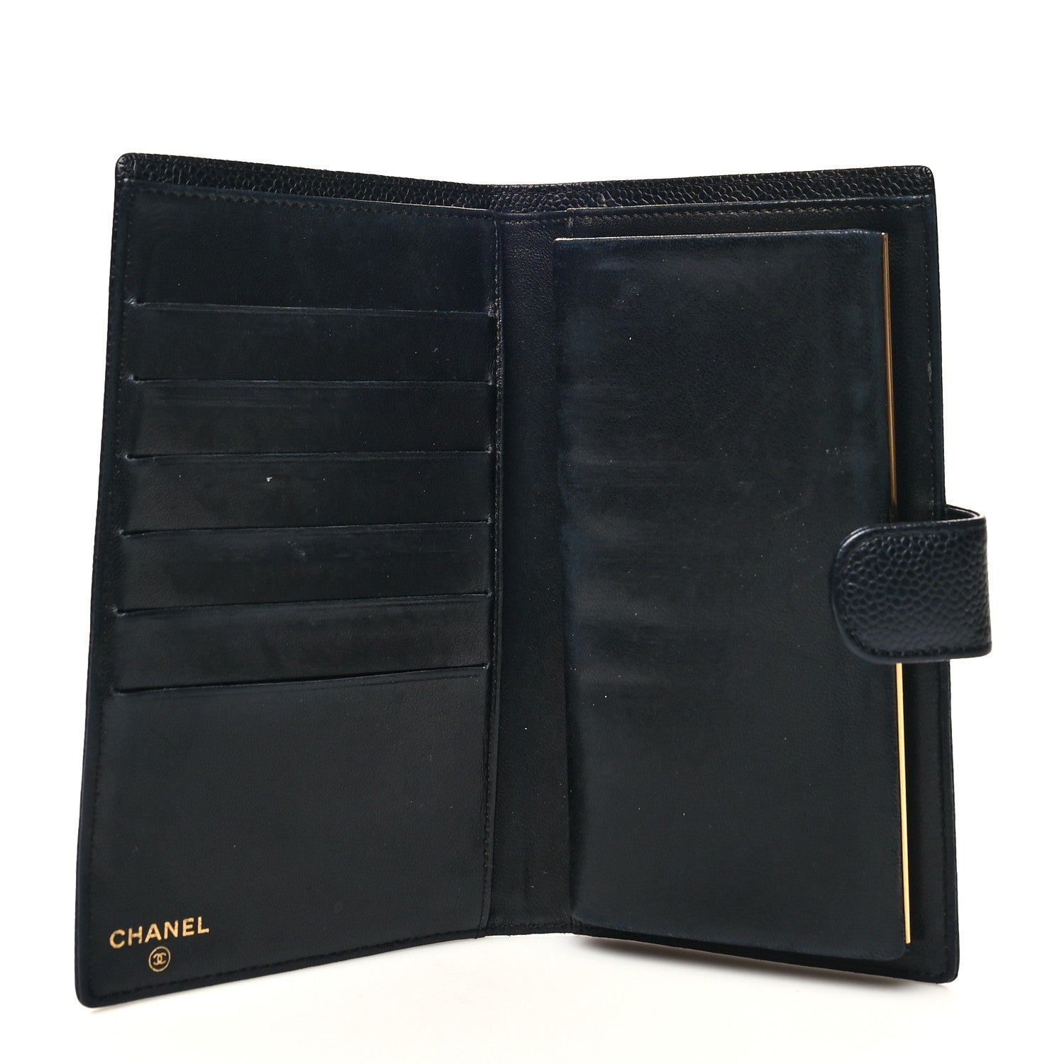 Chanel Caviar Timeless CC French Wallet Black 5 of 15