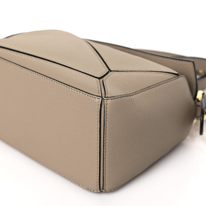 Loewe Grained Calfskin Small Puzzle Bag Sand 8 of 8
