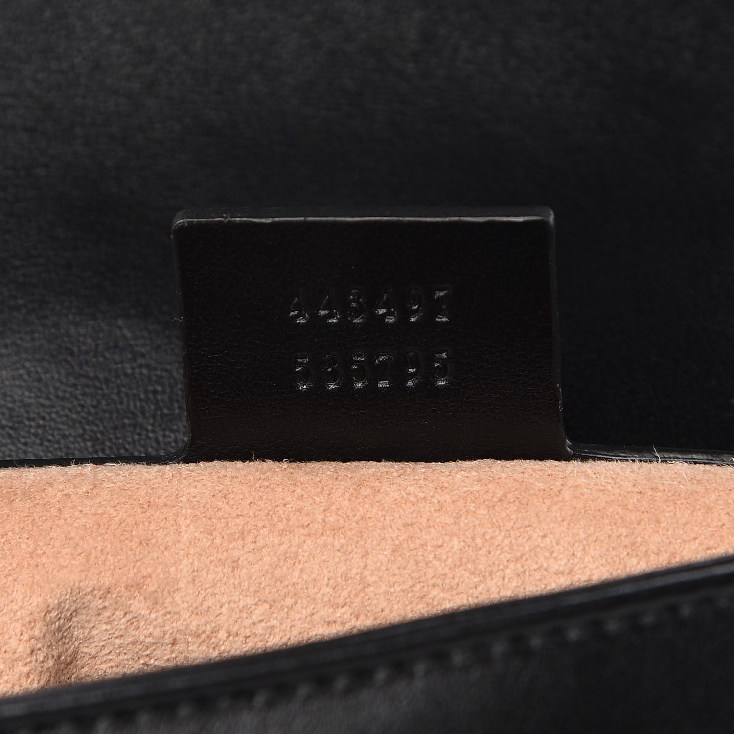 Gucci Calfskin Matelasse Small GG Marmont Shoulder Bag Black 7 of 7