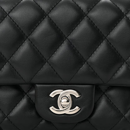 Chanel Calfskin Quilted CC Uniform Flap Belt Bag Black 9 of 15