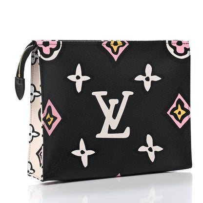 Louis Vuitton Monogram Giant Wild At Heart Toiletry Pouch 26 Black 2 of 4