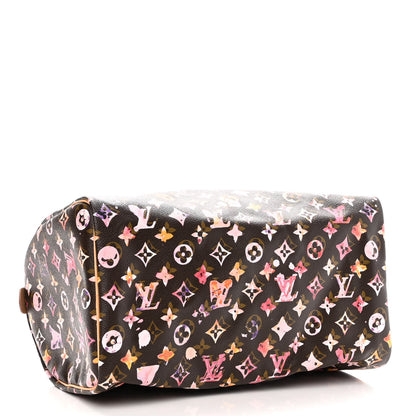 Louis Vuitton Watercolor Aquarelle Speedy 35 Brown 4 of 11