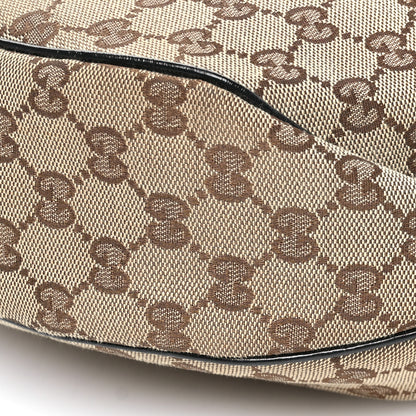 Gucci Monogram Patent Hobo Black 10 of 12