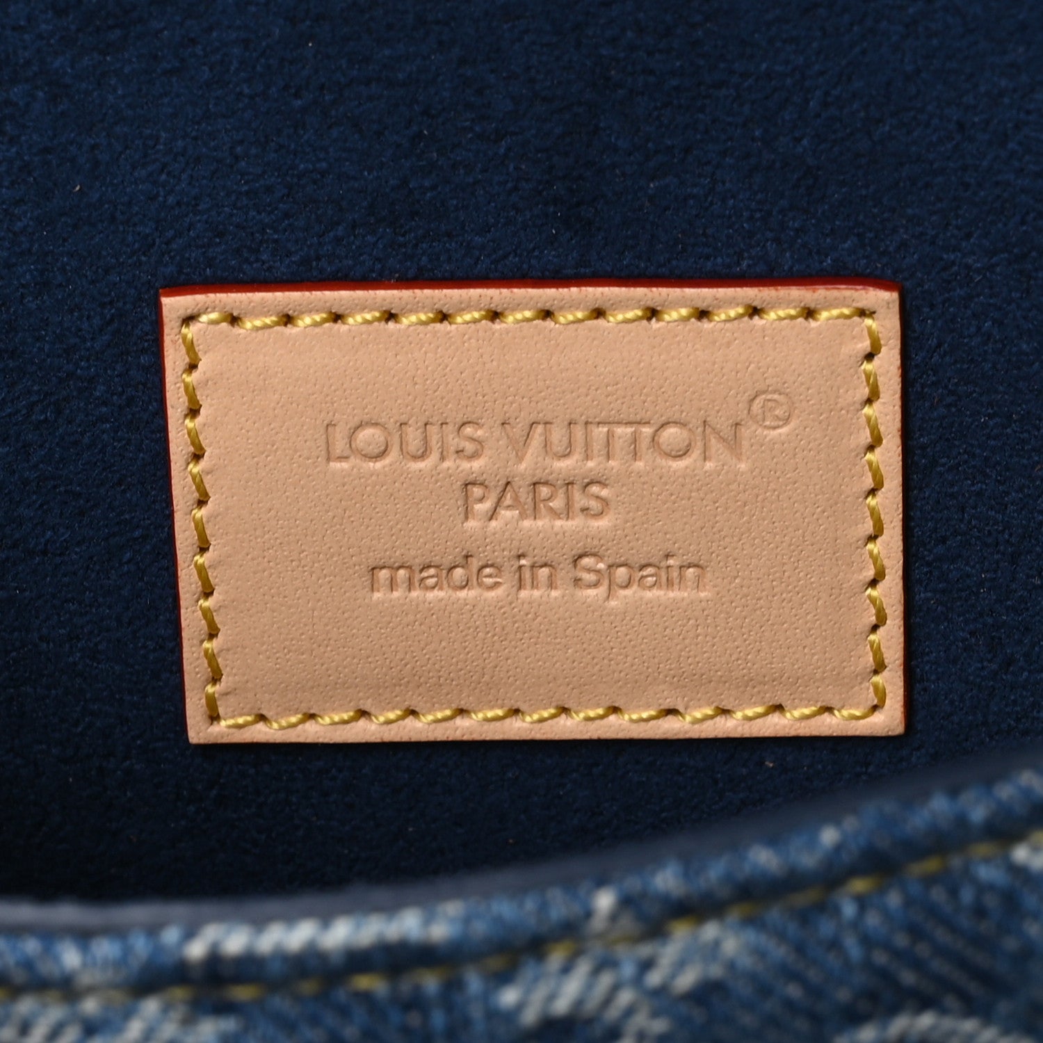 Louis Vuitton Denim Monogram Pouch Metis Belt Blue 6 of 10