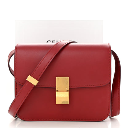 Celine Box Calfskin Teen Classic Box Flap Bag Red 11 of 11