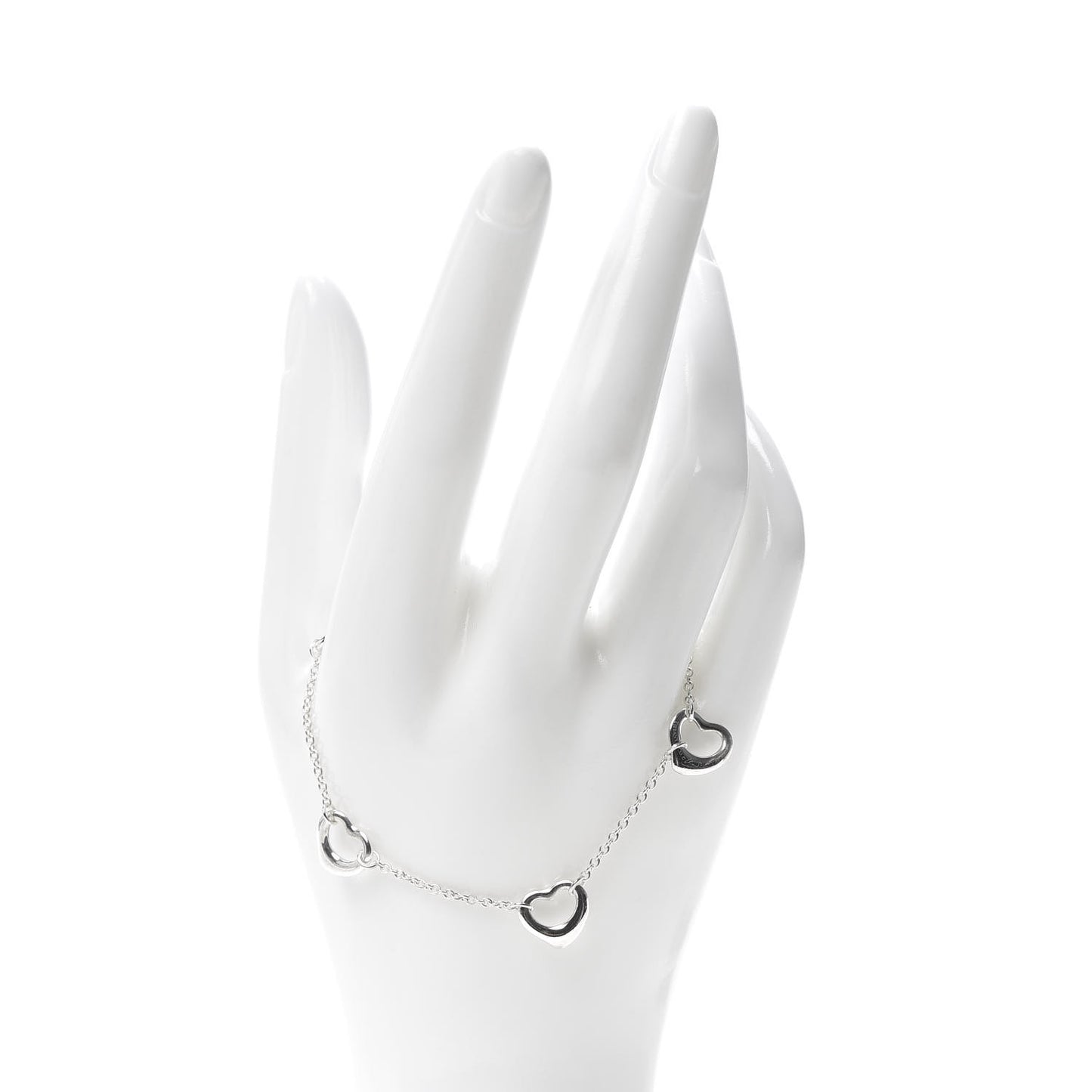 Sterling Silver Elsa Peretti Open Heart Bracelet