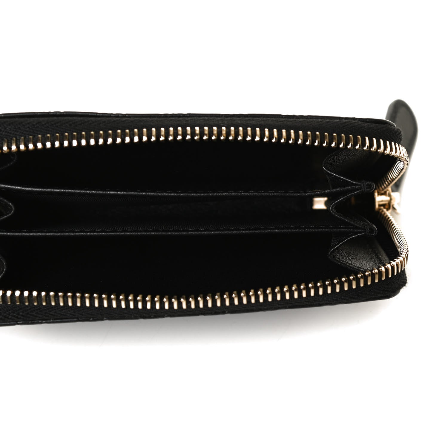 Gucci Microguccissima Zip Around Card Case Black 6 of 9