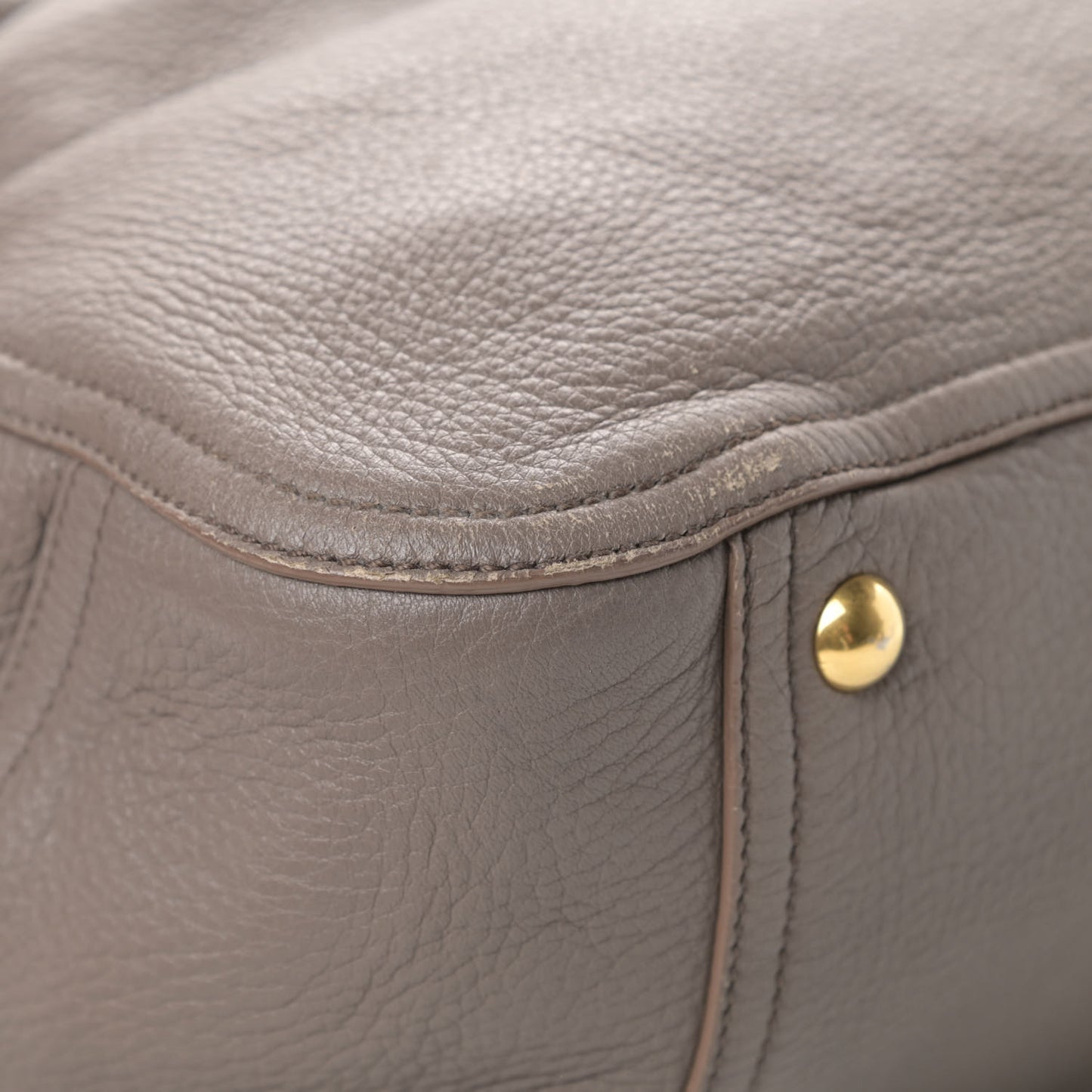 Cervo Front Buckle Satchel Taupe