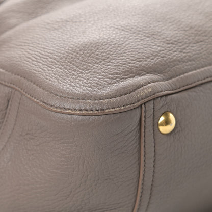 Miu Miu Cervo Front Buckle Satchel Taupe 12 of 15