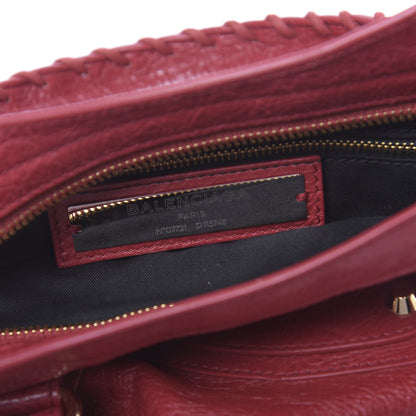 Balenciaga Agneau Classic Gold Hardware City Rouge Sapphire 6 of 10